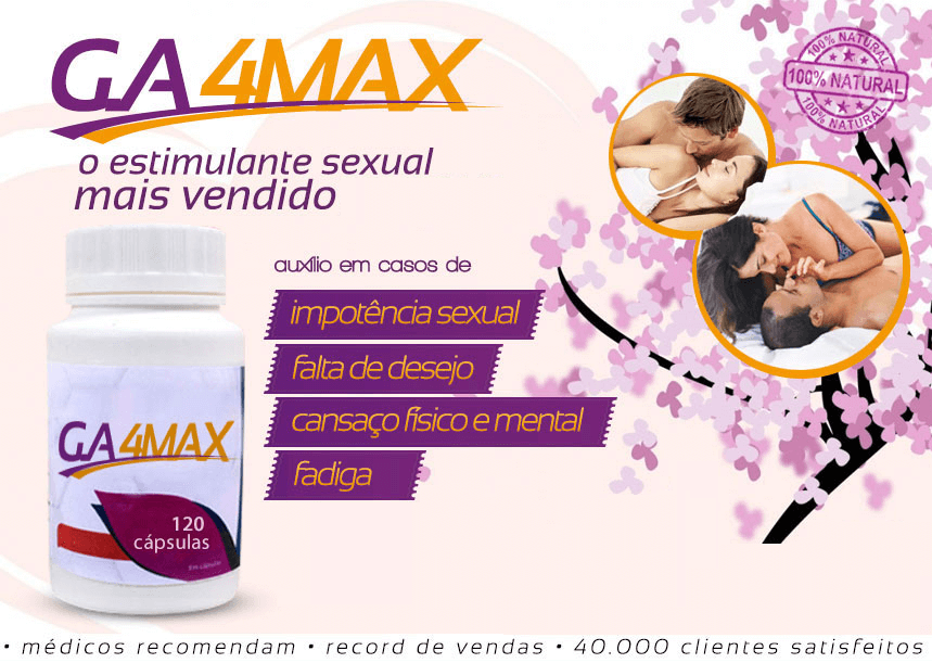GA FOURMAX ESTIMULANTE SEXUAL UNISEX - 120 DRAGS