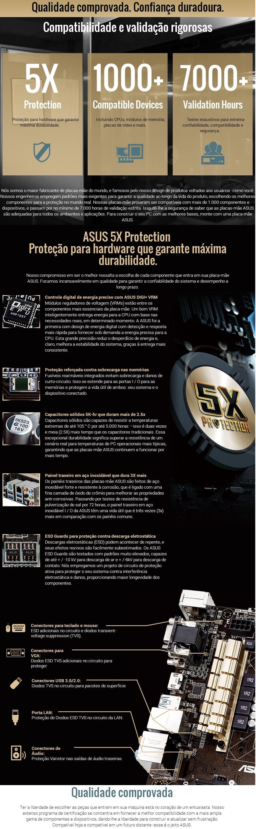 PLACA MÃE ASUS LGA 1150 Intel 5ª Geração i3/i5/i7 Ultimate Gamer PLACA MÃE ASUS LGA 1150 Intel 5ª Geração i3/i5/i7 Ultimate Gamer