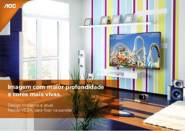 TV 58 LED AOC FULL HD CONVERSOR DIGITAL HDMI USB TV 58 LED AOC FULL HD CONVERSOR DIGITAL HDMI USB