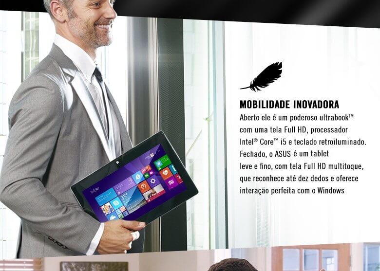 ULTRABOOK + TABLET ASUS CORE I5 4GB RAM HD 128 SSD TELA 11TAICHI21-CW003H ULTRABOOK + TABLET ASUS CORE I5 4GB RAM HD 128 SSD TELA 11TAICHI21-CW003H