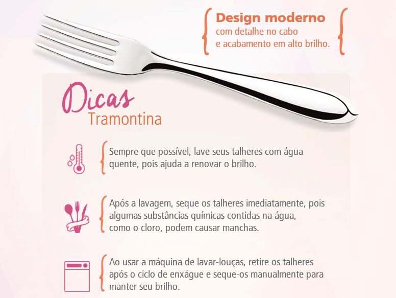JOGO DE FAQUEIROS TALHERES TRAMONTINA 90 PÇ AÇO INOX JOGO DE FAQUEIROS TALHERES TRAMONTINA 90 PÇ AÇO INOX