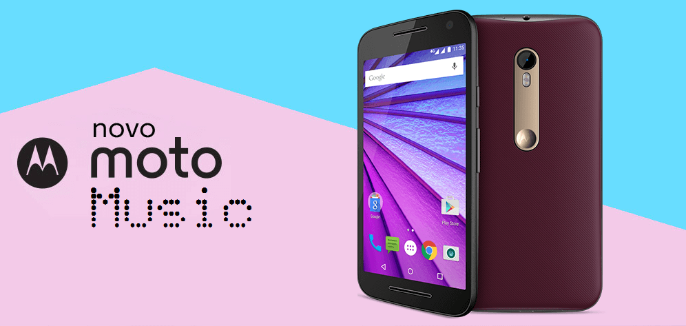 SMARTPHONE MOTO MUSIC ANDROID 5 TELA HD 16GB 4G CAM 13 MPX QUAD CORE 1.4GHz SMARTPHONE MOTO MUSIC ANDROID 5 TELA HD 16GB 4G CAM 13 MPX QUAD CORE 1.4GHz