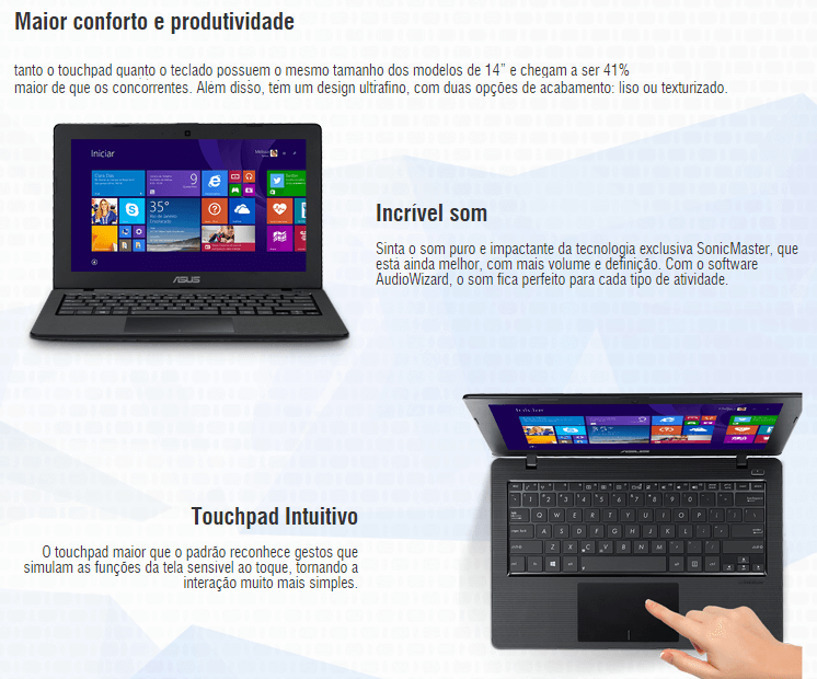 NOTEBOOK ASUS INTEL DUAL CORE HD500GB 2GB RAM TELA 11 Win8 NOTEBOOK ASUS INTEL DUAL CORE HD500GB 2GB RAM TELA 11 Win8