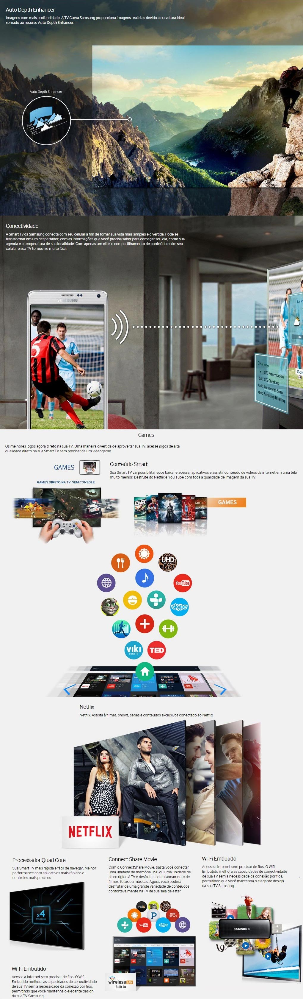 SMART TV 55 LED SAMSUNG USB HDMI WIFI GAMER PLAYER SMART TV 55 LED SAMSUNG USB HDMI WIFI GAMER PLAYER