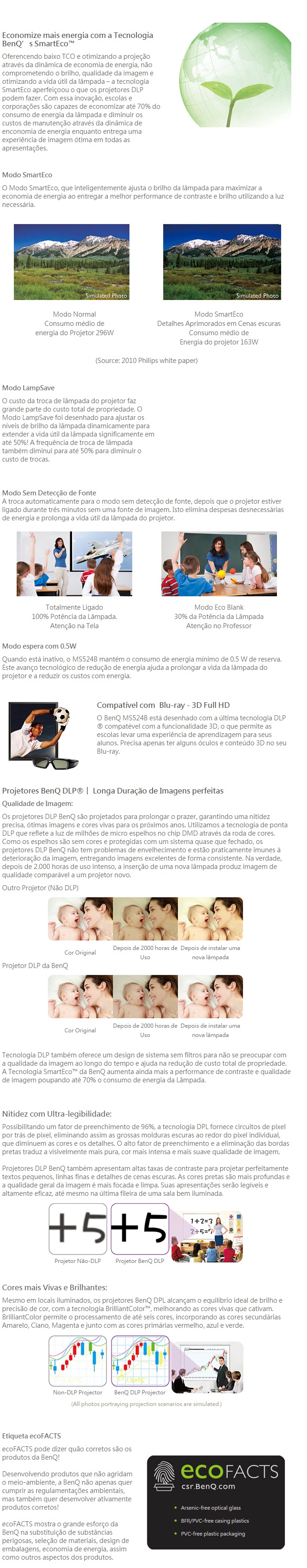 PROJETOR DATA SHOW BENQ HDMI SVGA 3200 LUMENS - BRANCO PROJETOR DATA SHOW BENQ HDMI SVGA 3200 LUMENS - BRANCO